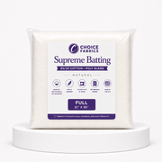 Supreme Batting - 80/20 Cotton/Poly Blend - Full (81" x 96") - Choice FabricsBX-60365-004