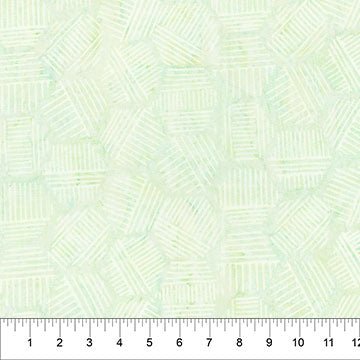 Banyan Pastel Green Hexies Neutral Cotton 44"/45" Fabric Per Yard - Choice Fabrics81700-70