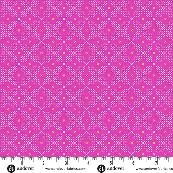Berry Double Crossed Color Pop Playground Cotton 44"/45" Fabric Per Yard - Choice FabricsA-1695-E