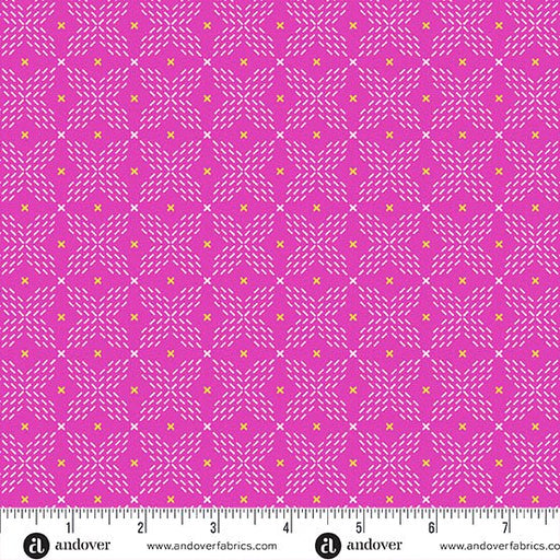 Berry Double Crossed Color Pop Playground Cotton 44"/45" Fabric Per Yard - Choice FabricsA-1695-E
