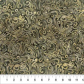 Black And Yellow Swirls Cotton Wideback Fabric per yard - Choice FabricsB81800-35