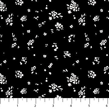 Black Ditsy Ink and Earth Cotton 44"/45" Fabric Per Yard - Choice Fabrics91224-99