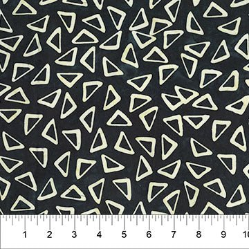 Black Scattered Triangle Celebration Cotton 44/45 Fabric Per Yard - Choice Fabrics83522-99