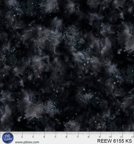 Black Underwater Reef 108" REEW-6155-KS Cotton Wideback Fabric Per Yard - Choice FabricsREEW-6155-KS