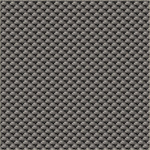 Black Verona Fanned Cotton 44/45 Fabric Per Yard - Choice Fabrics54914-1