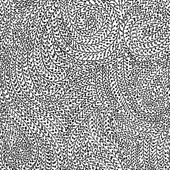 Black Vine Maze Cotton Wideback Fabric Per Yard - Choice FabricsWBX6774-BLAC-D