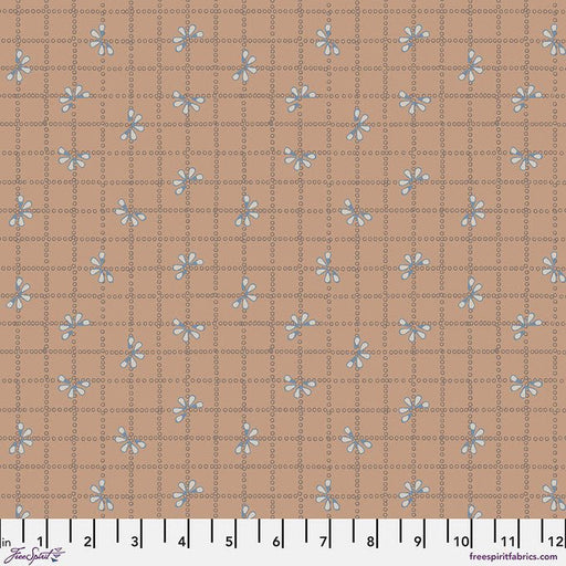 Bloom Check Tan Flourish And Bloom 44"/45" Cotton Fabric Per Yard - Choice FabricsPWHP002.TAN