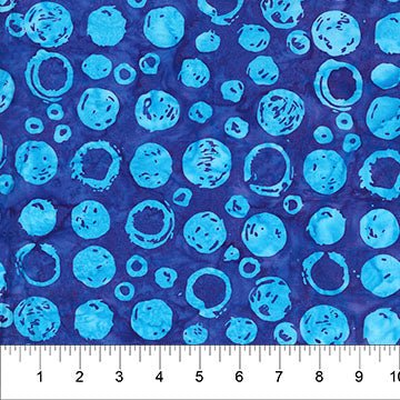 Blue Bubble Celebration Cotton 44/45 Fabric Per Yard - Choice Fabrics83521-48