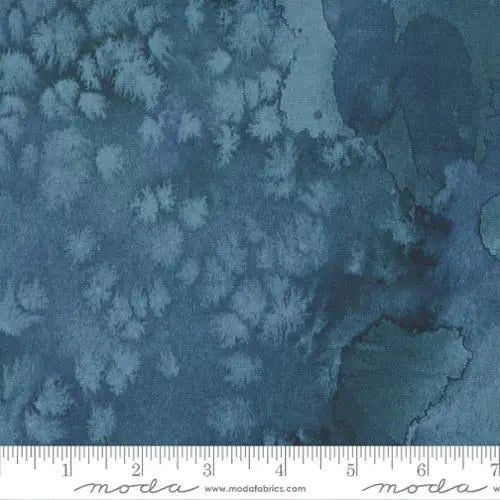 Blue Dusk Flow Basic Watercolor Painting 44"/45" Fabric Per Yard - Choice Fabrics8433-56
