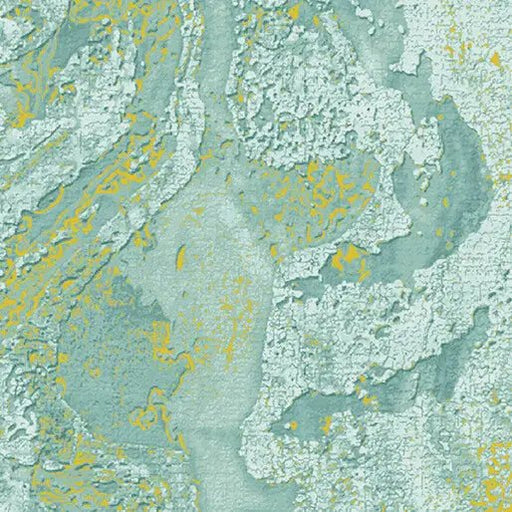 Blue Green Dried Clay Turquoise Cotton 44"/45" Fabric Per Yard - Choice Fabrics16475M-84