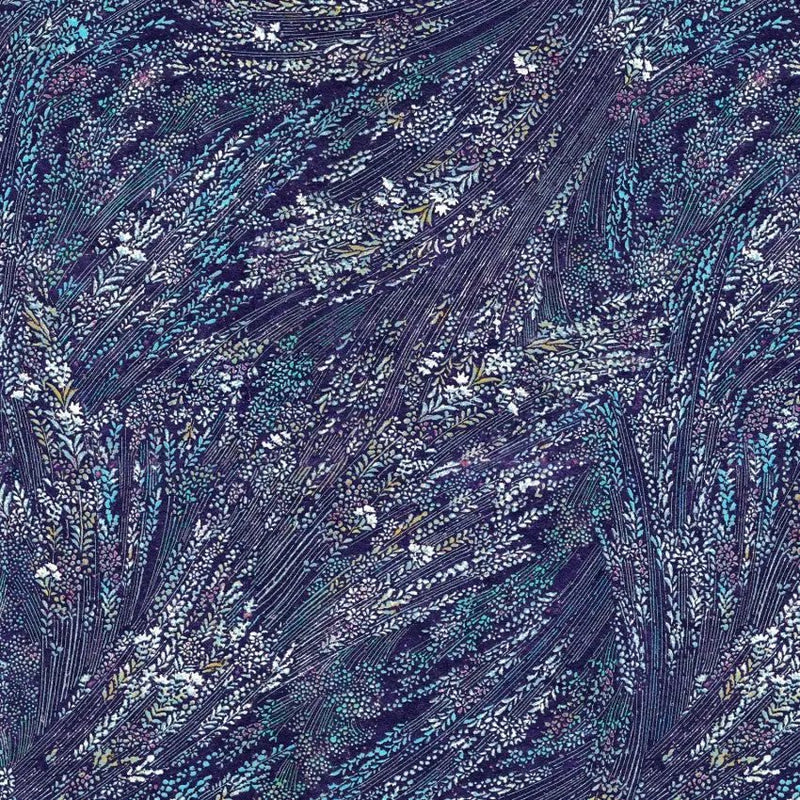 Blue Meadow Breeze Cotton Wideback Fabric per yard - Choice FabricsPNBMBRW-5795-B