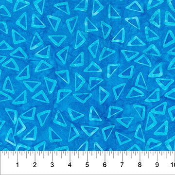Blue Scattered Triangle Celebration Cotton 44/45 Fabric Per Yard - Choice Fabrics83522-46