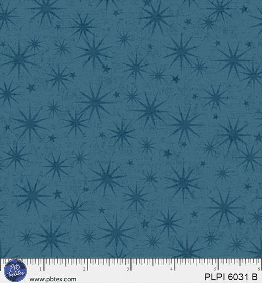 Blue Star Starburst, Love, Pickleball Cotton 44/45 Fabric Per Yard - Choice FabricsPLPI-6031-B