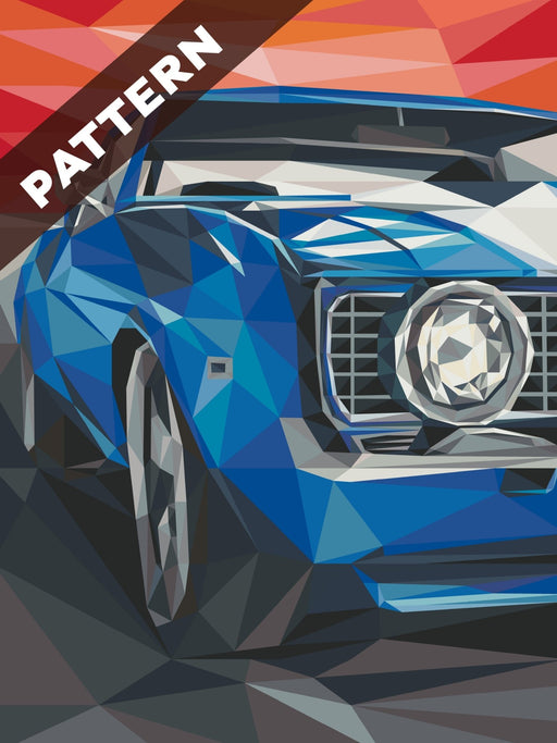 Muscle (Blue) Pattern - Choice FabricsPT080