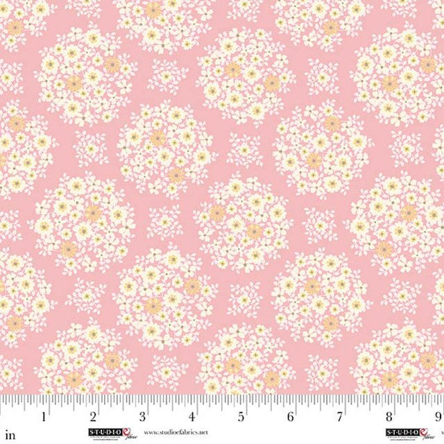Blush Floral Bouquet Layla 44"/45" Cotton Fabric per Yard - Choice Fabrics9014-23