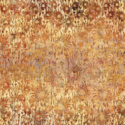 Sunflowers Gold Evanescence Cotton 43/44 Fabric Per Yard - Choice FabricsIBF7EV-1