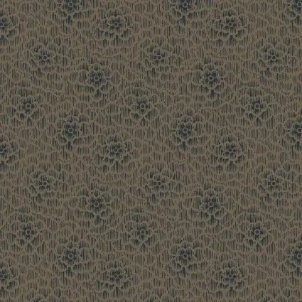 Brown Chrysanthemum Cotton 43"/44" Fabric Per Yard - Choice FabricsMAS10445-A