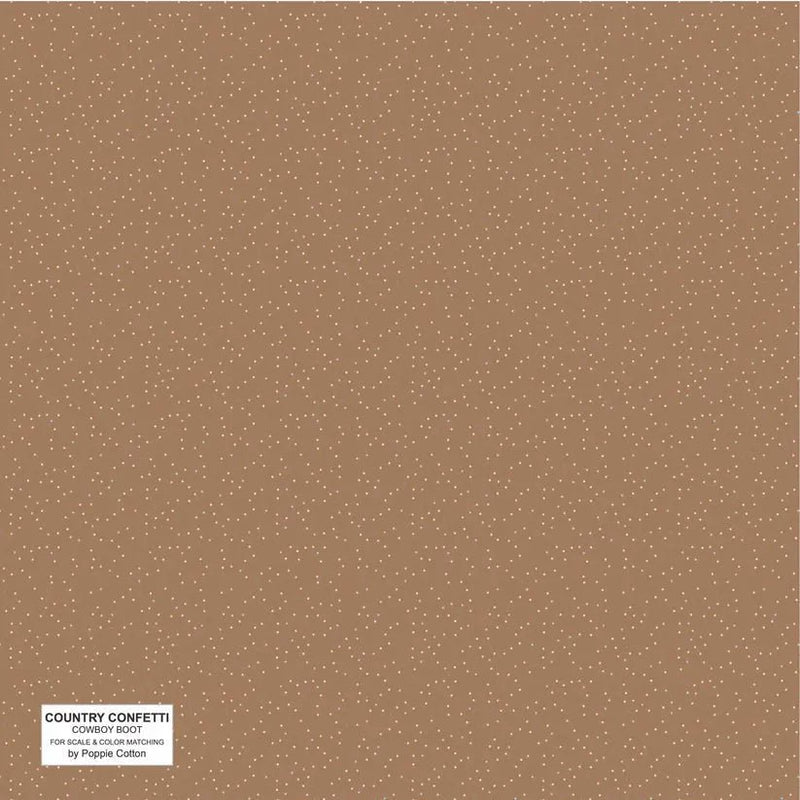 Brown Cowboy Boot Cotton 44"/45" Fabric Per Yard - Choice FabricsCC-20217
