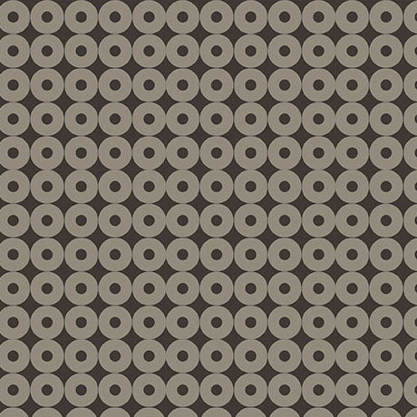 Brown Modern Refinement Circle Grid Geo Cotton 43"/44" Fabric Per Yard - Choice Fabrics2600-31845-A