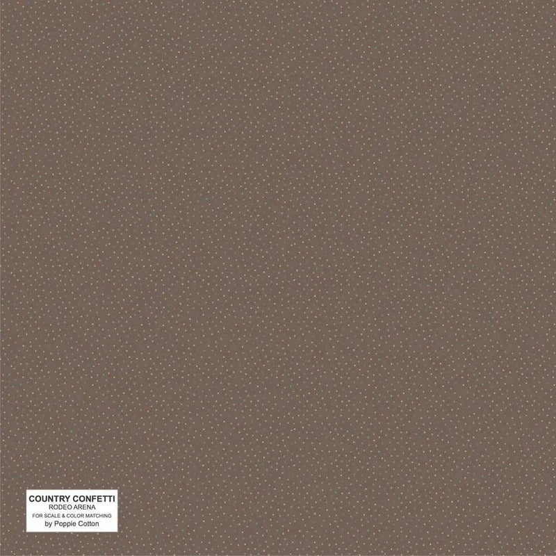 Brown Rodeo Arena Cotton 44"/45" Fabric Per Yard - Choice FabricsCC-20218