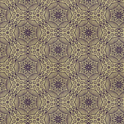 Bubbalon Cobalt/Chino Ground Works Cotton 44"/45" Fabric Per Yard - Choice Fabrics16669-51B