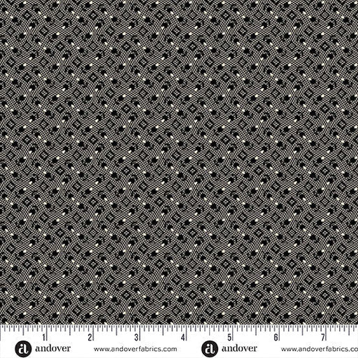 Bud Diamond Black Nightfall 44"/45" Cotton Fabric Per Yard - Choice FabricsA-10207-K