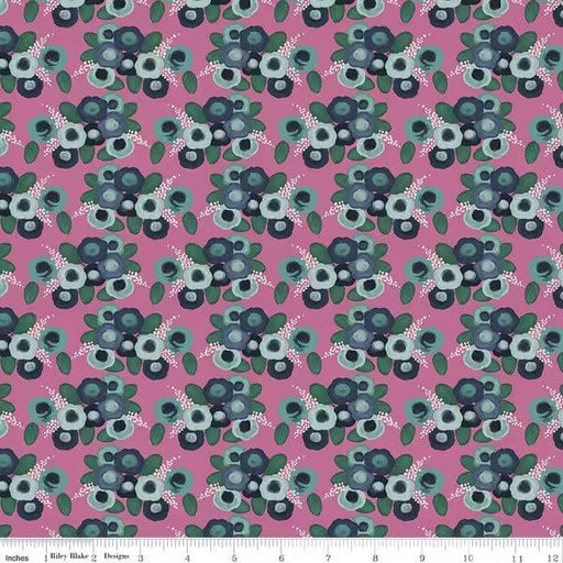 Morning Meadow - Roses - Orchid - Choice FabricsC15943-ORCHID
