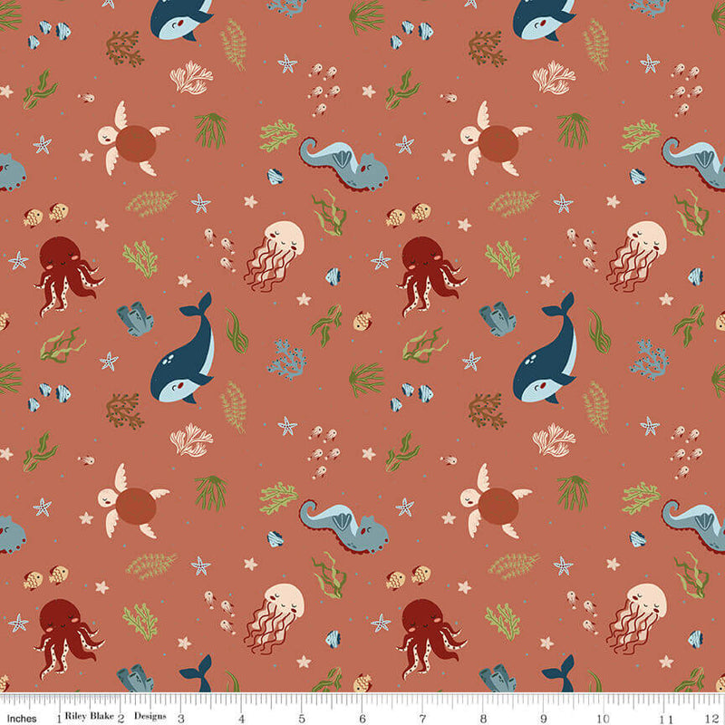 Created with Love - In the Sea - Clay (3-Yard Pack)