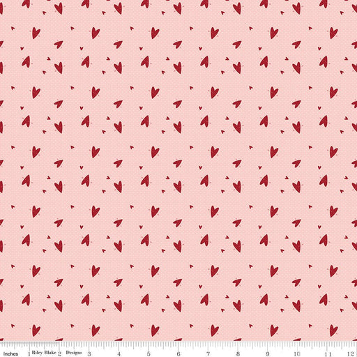 Love You Always - Hearts - Pink - Choice FabricsC16874-PINK
