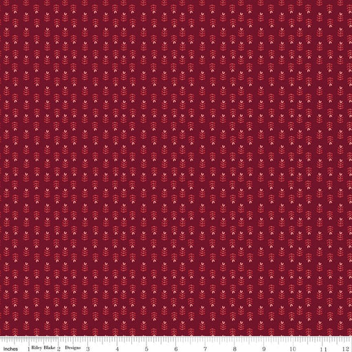 Love You Always - Plants - Burgundy - Choice FabricsC16876-BURGUNDY