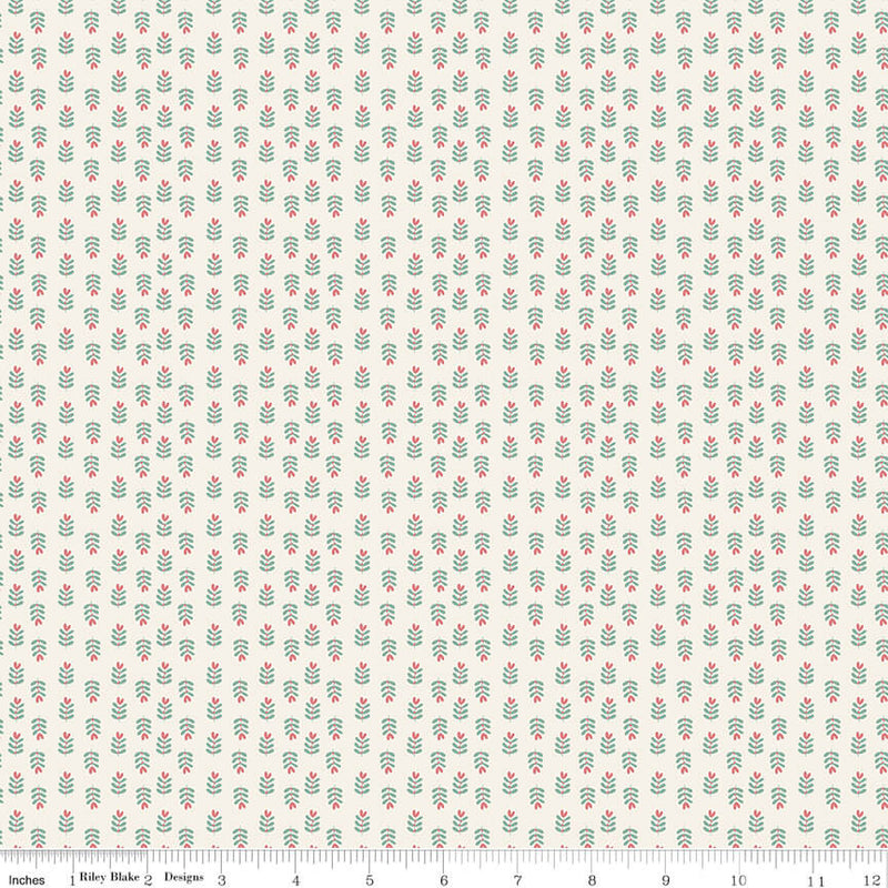 Love You Always - Plants - Cream (3 - Yard Pack) - Choice FabricsC16876-CREAM