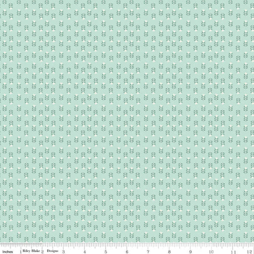 Love You Always - Plants - Mist - Choice FabricsC16876-MIST