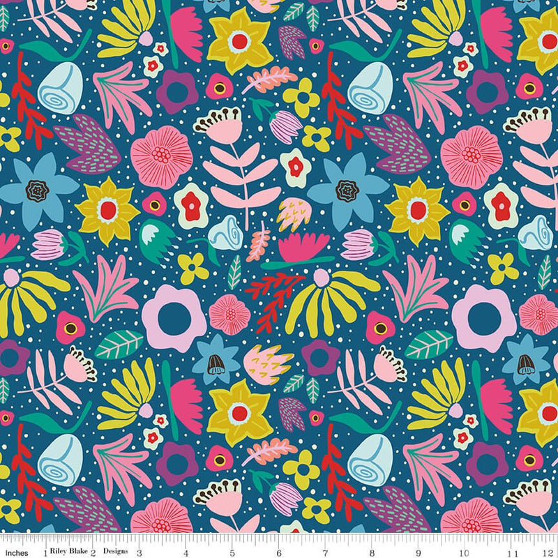 The Genesis of a Journey - Along the Way - Denim (3 - Yard Pack) - Choice FabricsC16931-DENIM