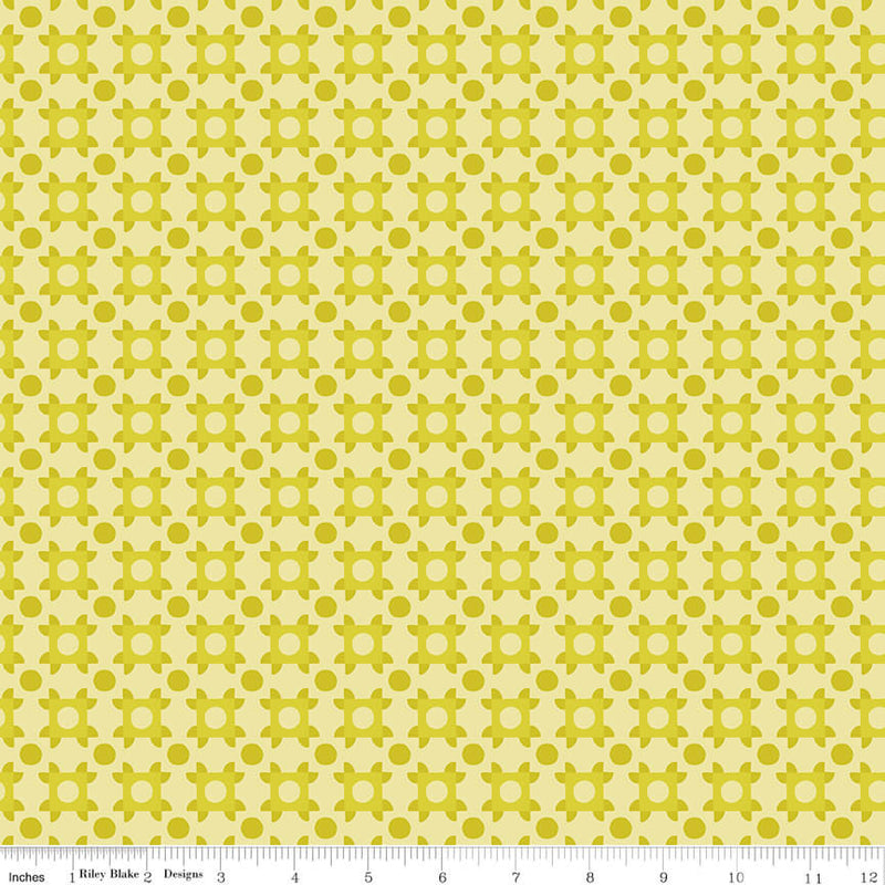 The Genesis of a Journey - Patchwork Piazza - Citrine (3-Yard Pack)