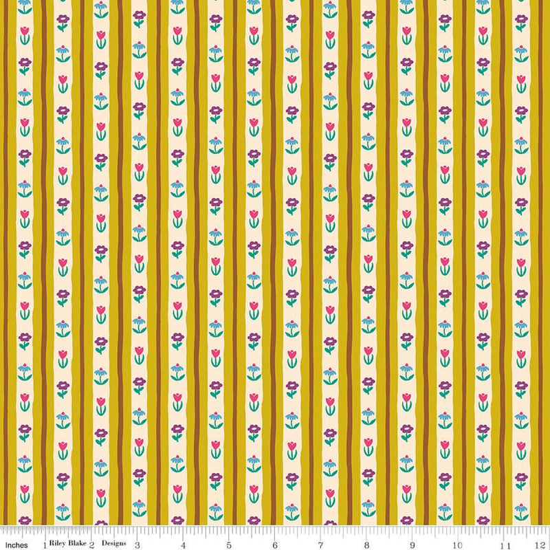 The Genesis of a Journey - Bavarian - Curry - Choice FabricsC16934-CURRY