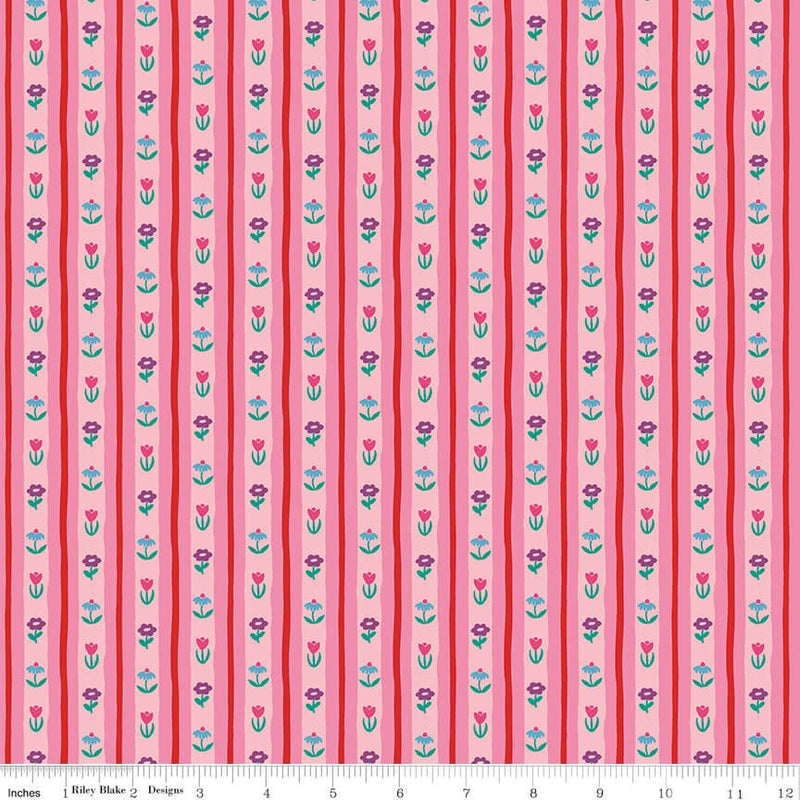 The Genesis of a Journey - Bavarian - Rose - Choice FabricsC16934-ROSE