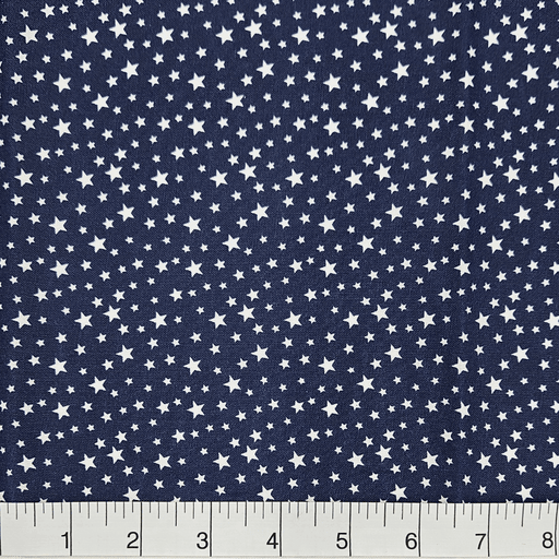 Patriotic Stars 108" Supreme Backings - White Stars on Navy - Choice FabricsCD-18463-100