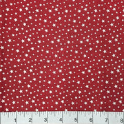 Patriotic Stars 108" Supreme Backings - White Stars on Red - Choice FabricsCD-18463-200