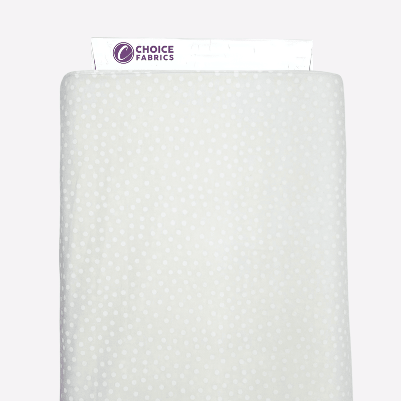 Tone on Tone 108" Supreme Backings - White on White - Dots - Choice FabricsCD-18464-A01