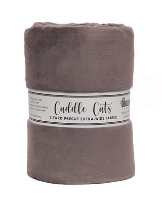 Solid Cuddle Wideback Cut 3 yd x 108/110 in - Charcoal - Choice FabricsCKCCHARCOAL