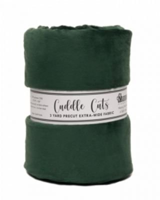 Solid Cuddle Wideback Cut 3 yd x 108/110 in - Evergreen - Choice FabricsCKCEVERGREEN