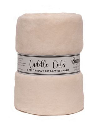 Solid Cuddle Wideback Cut 3 yd x 108/110 in - Ivory - Choice FabricsCKCIVORY