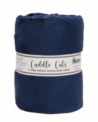 Solid Cuddle Wideback Cut 3 yd x 108/110 in - Navy - Choice FabricsCKCNAVY