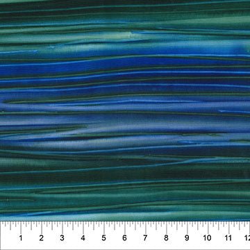 Calcite Blue & Green Crosswise Stripe 83660-45 Cotton 44"/45" Fabric Per Yard - Choice Fabrics83660-45