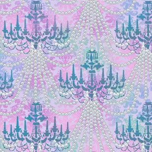 Chandelier Pearls-Lilac Cotton 44"/45" Fabric Per Yard - Choice Fabrics10472-LILAC