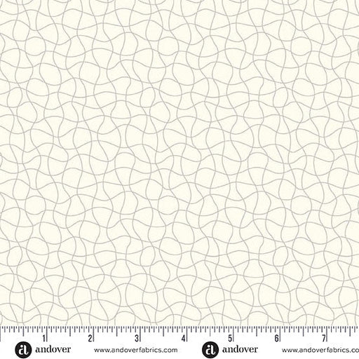 Chrome Drift Net Coastal Walk 108" Cotton Wideback Fabric per yard - Choice FabricsAW-10032-C