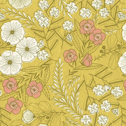 Citrus Backyard Bloom Cotton 44"/45" Fabric Per Yard - Choice FabricsDDC12504-CITR-D