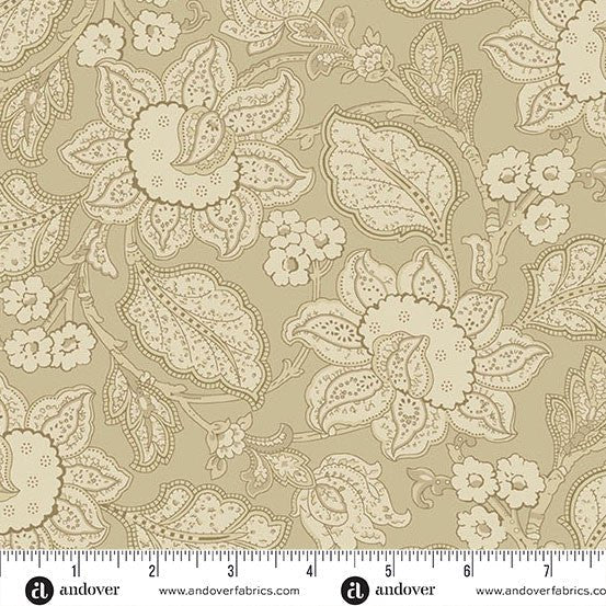 Coastal Tan Jacobean Forest Glen 108" Cotton Wideback Fabric per yard - Choice FabricsAW-10066-N