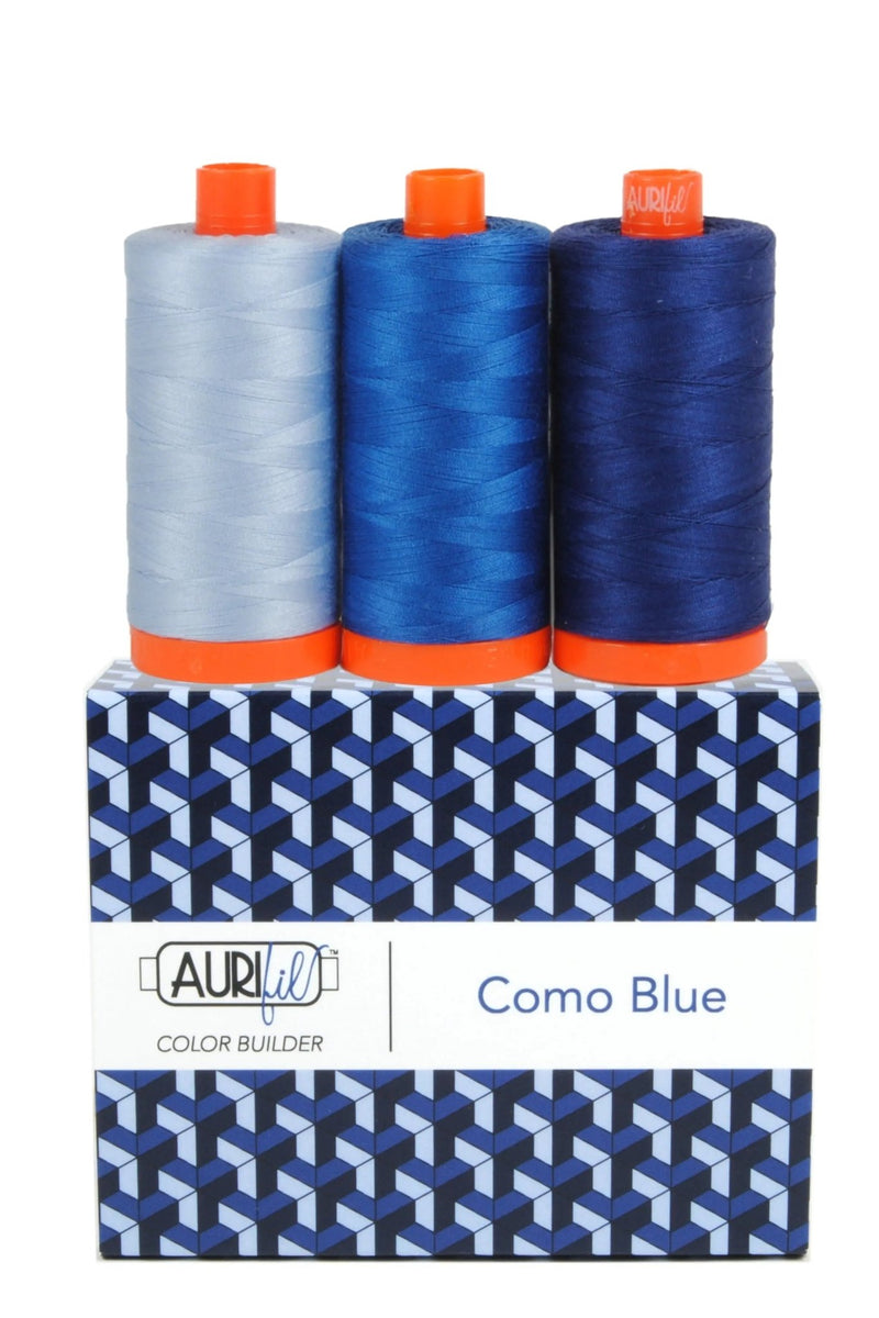 Color Builder 50wt 3pc Set Como Blue - Choice FabricsCDS-AC50CP3-006