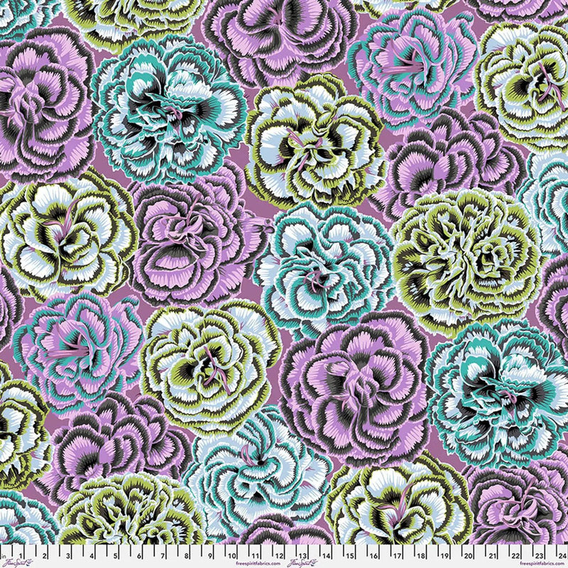 Contrast Picotee Carnations Cotton 44"/46" Fabric Per Yard - Choice FabricsPWPJ133.CONTRAST